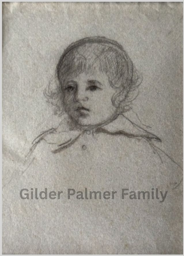 Helena de Kay Gilder with Infant in the Hammock