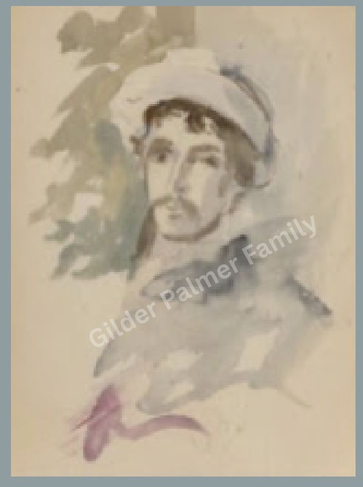 Sketch & Watercolor of Dorothea Gilder
