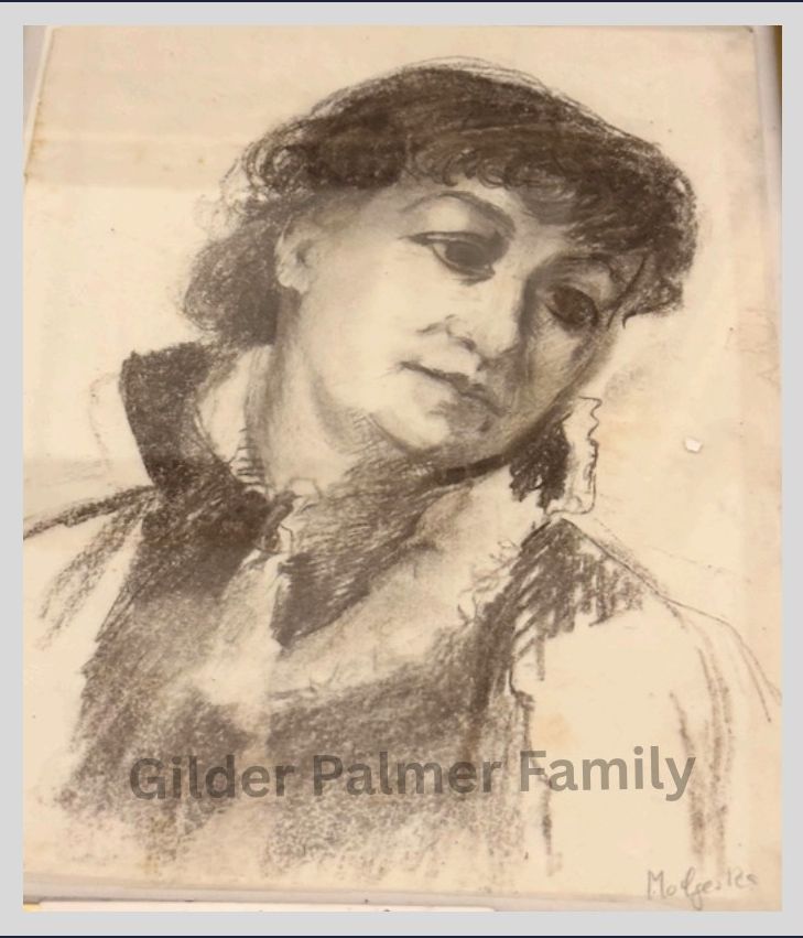 Charcoal Sketch of Madam Modjeksa