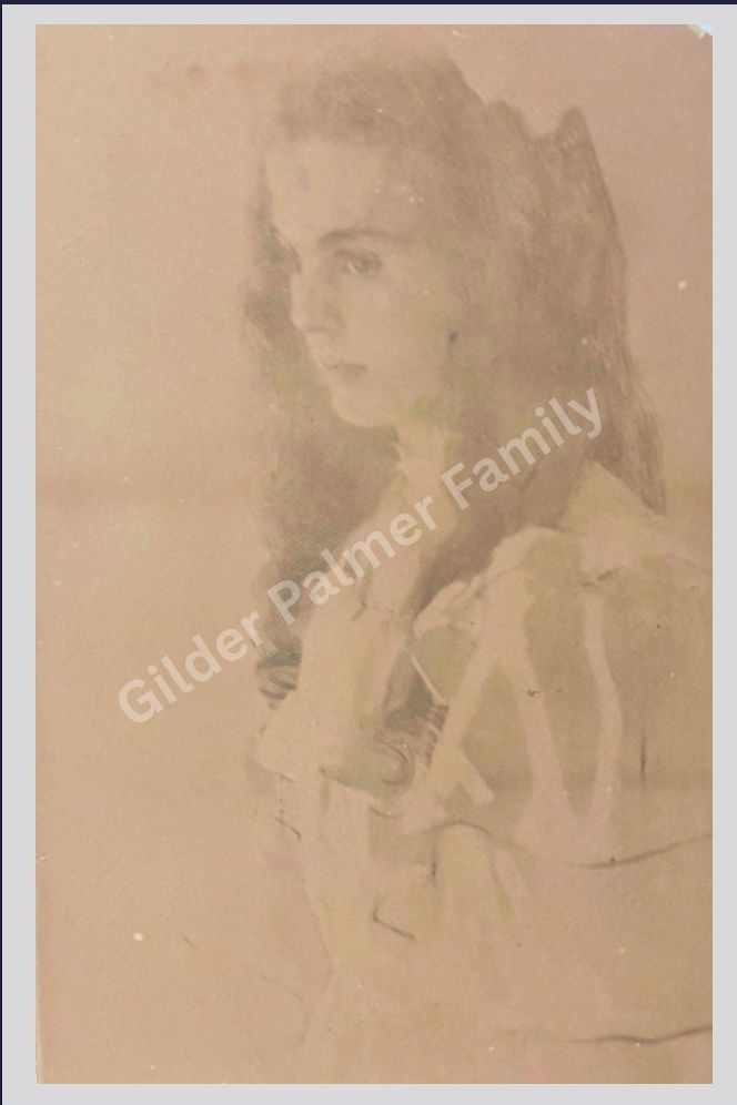 Large Board Charcoal & Pencil of Dorothea by Cecilia Beaux