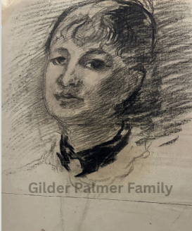 Charcoal Sketch Of Emma Calve
