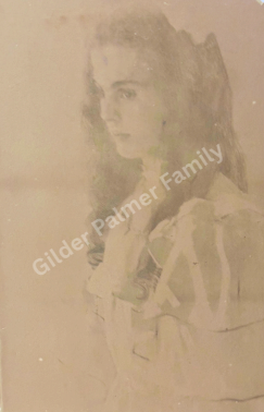 Large Board Charcoal & Pencil Of Dorothea