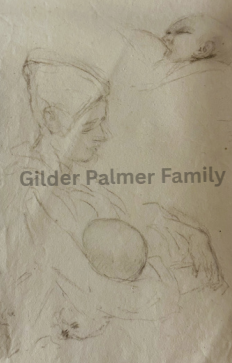 Sketch Of Nursing Mother