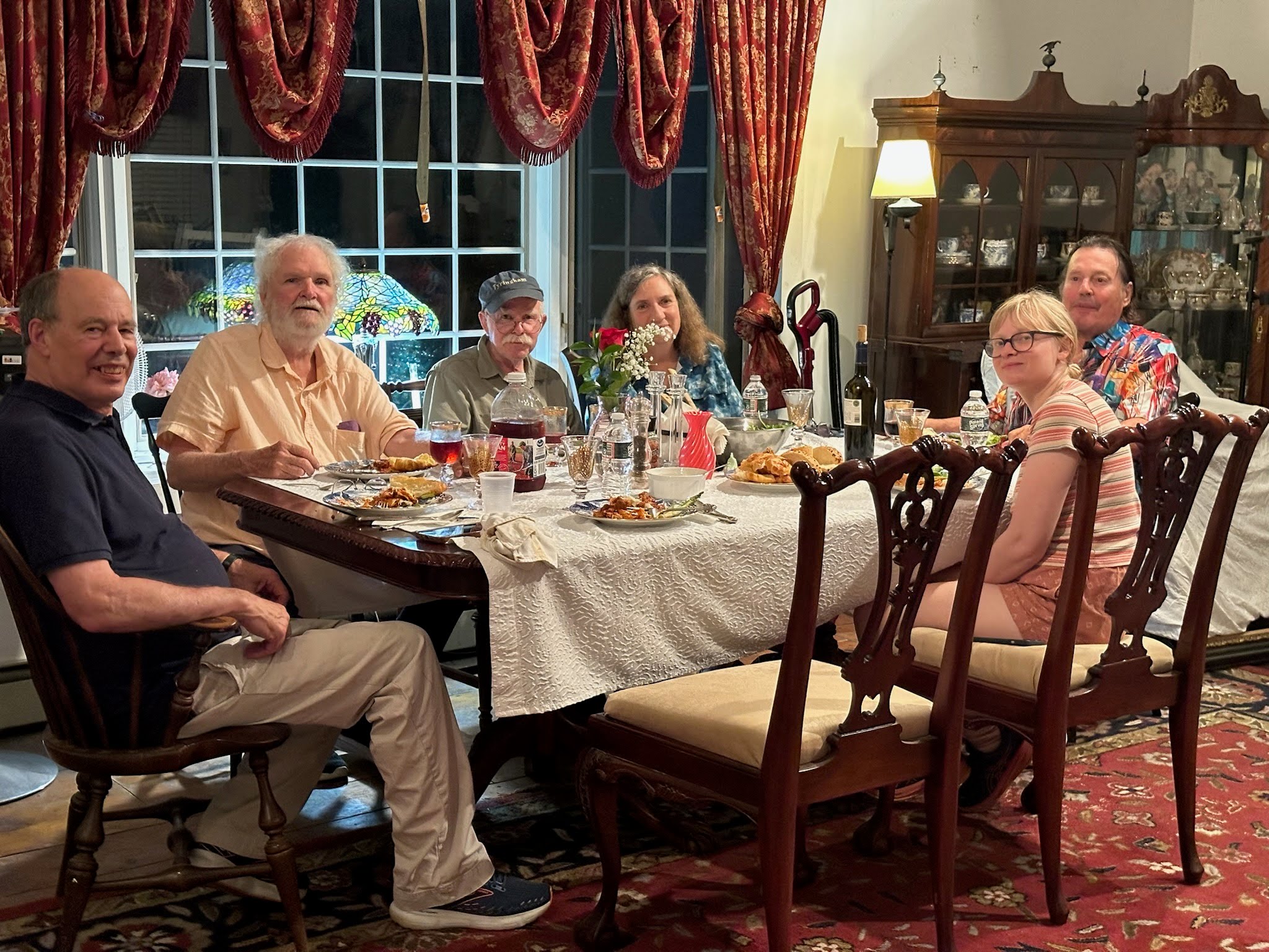 Reese Denny Alsop Gilder Palmer, amassie Miller, Anita Miller, Walter Walker Palmer, Ayla Miller, Linda Gilder Palmer hostess